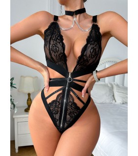 Mesh Lace Teddy 