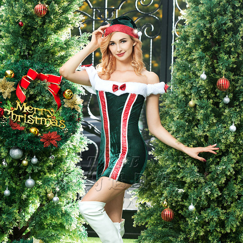 3pcs Xmas Dress Outfit