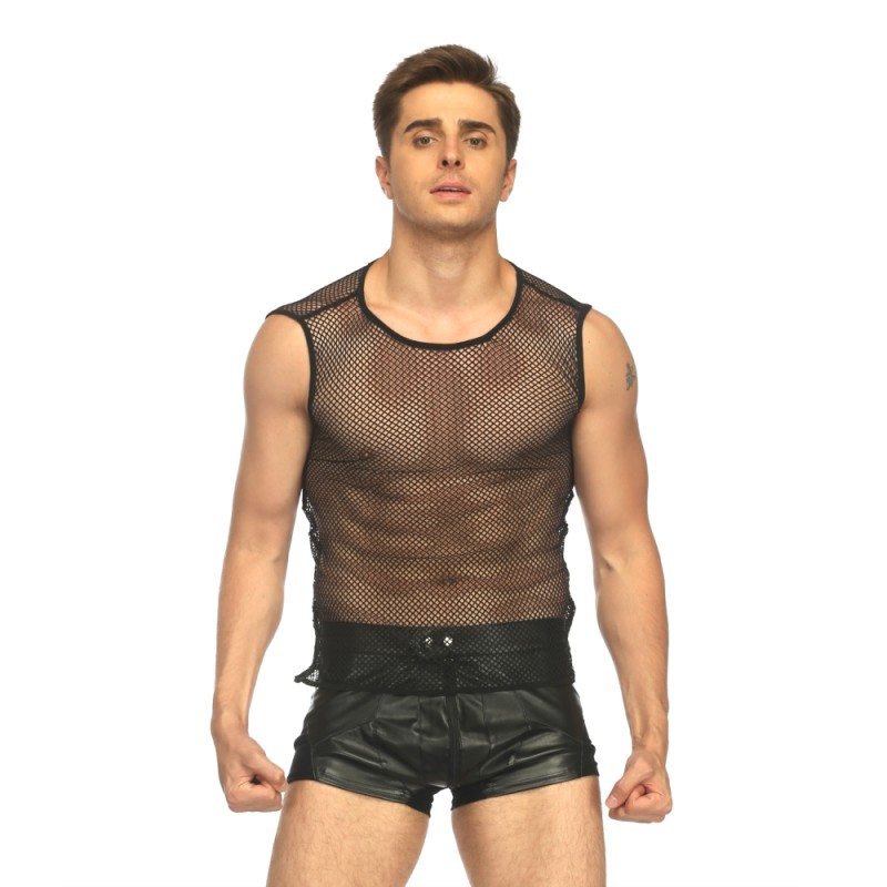 Men's Fishnet Vest