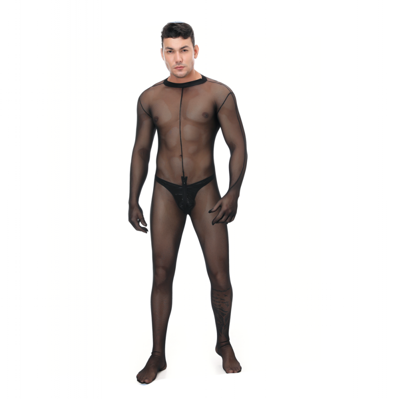 Men's Whole Mesh Bodysuit