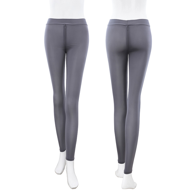 Zipper Crotch Yoga Pants