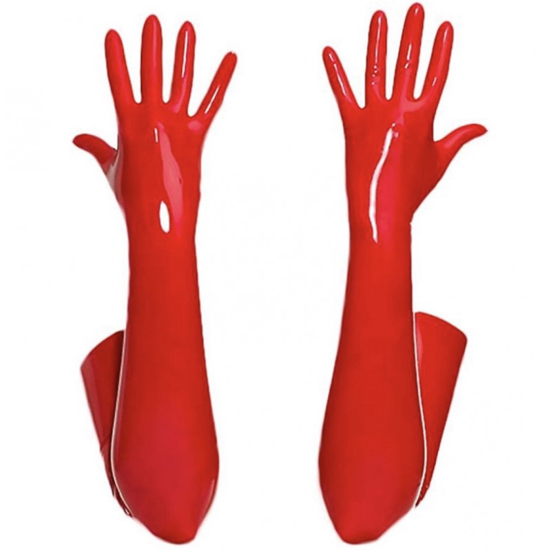 Wet Look PU Gloves