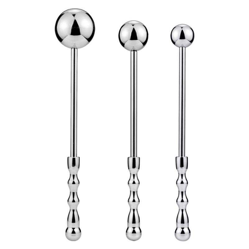 Handheld Metal Ball Anal Plug