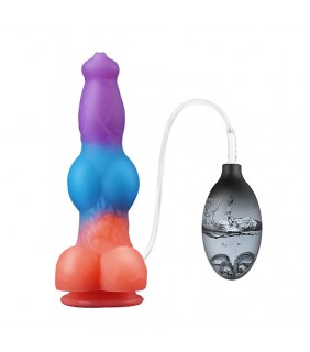Luminous Squirting Dildo - Simon