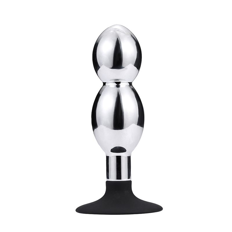 Silicone Base Metal Anal Plug II