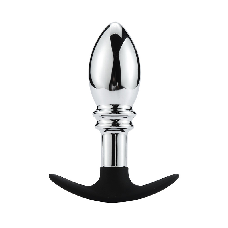 Silicone Base Metal Anal Plug III