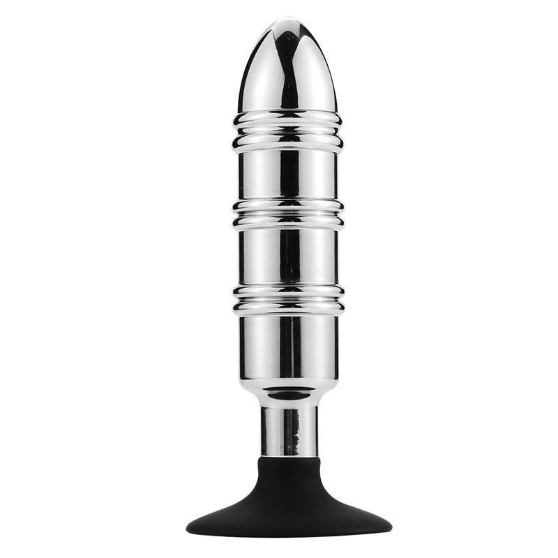 Silicone Base Metal Anal Plug IV