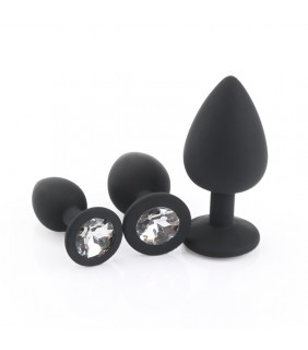 3pcs Silicone Butt Plug Kit