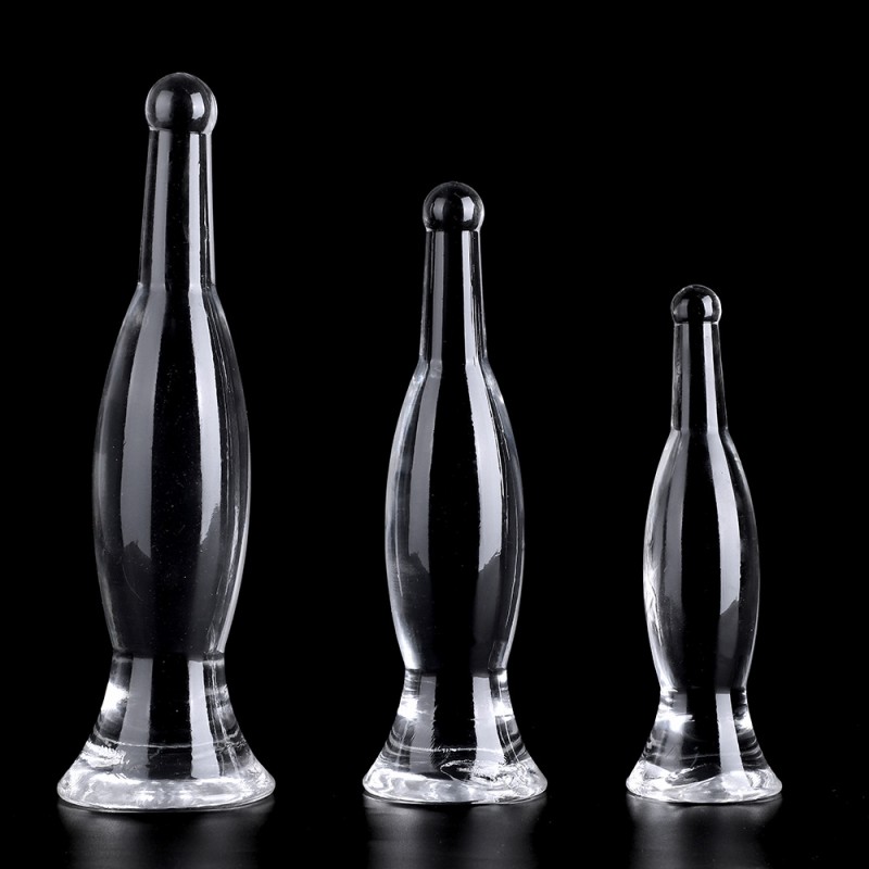 Transparent Bottle Anal Plug