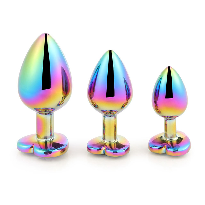 Rainbow Aluminum Alloy Butt Plug