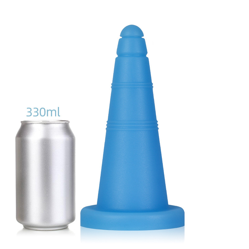 Ice Cream Cone Silicone Anal Plug - XL