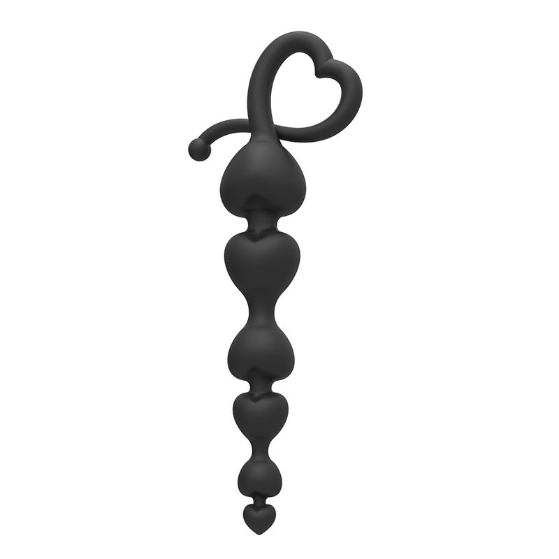 Love Heart Anal Beads