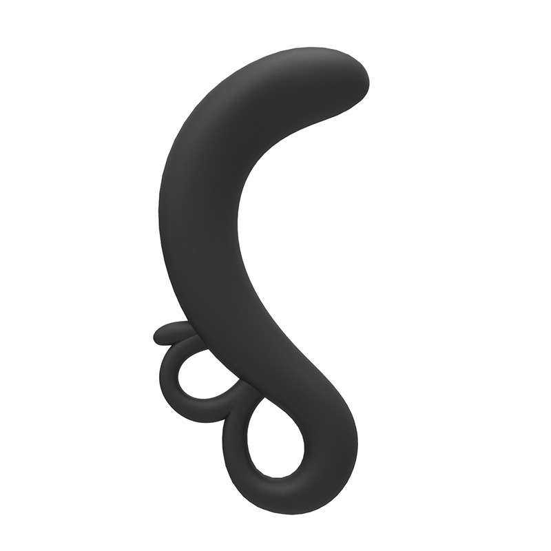 Bended Silicone Anal Plug