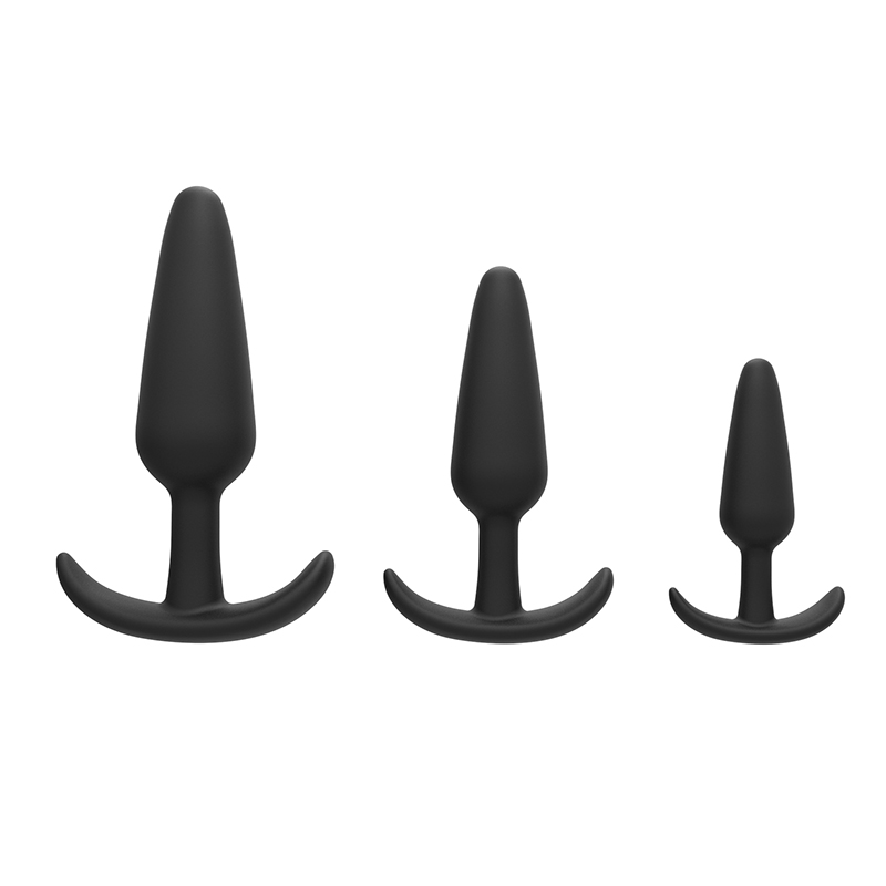 3-Piece Anchor Slim Anal Plugs Set