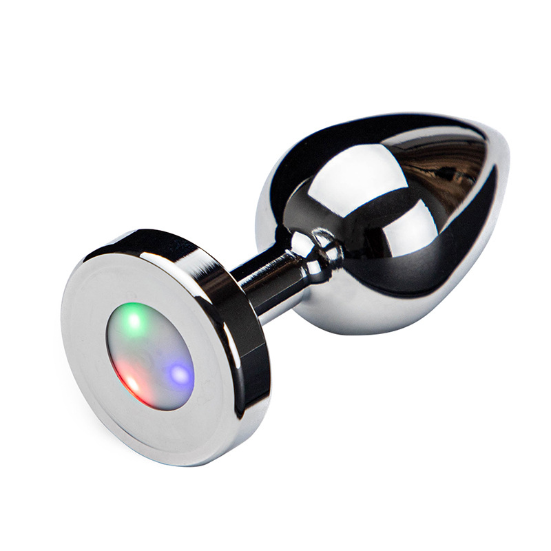 RGB Led Metal Anal Plug