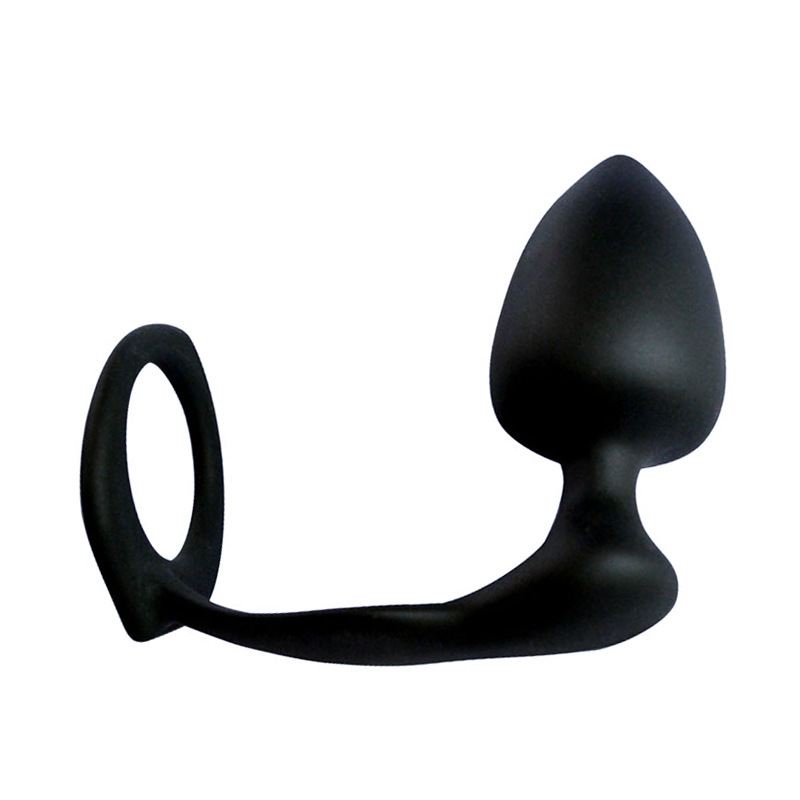 Silicone Anal Plug with Cock Ring