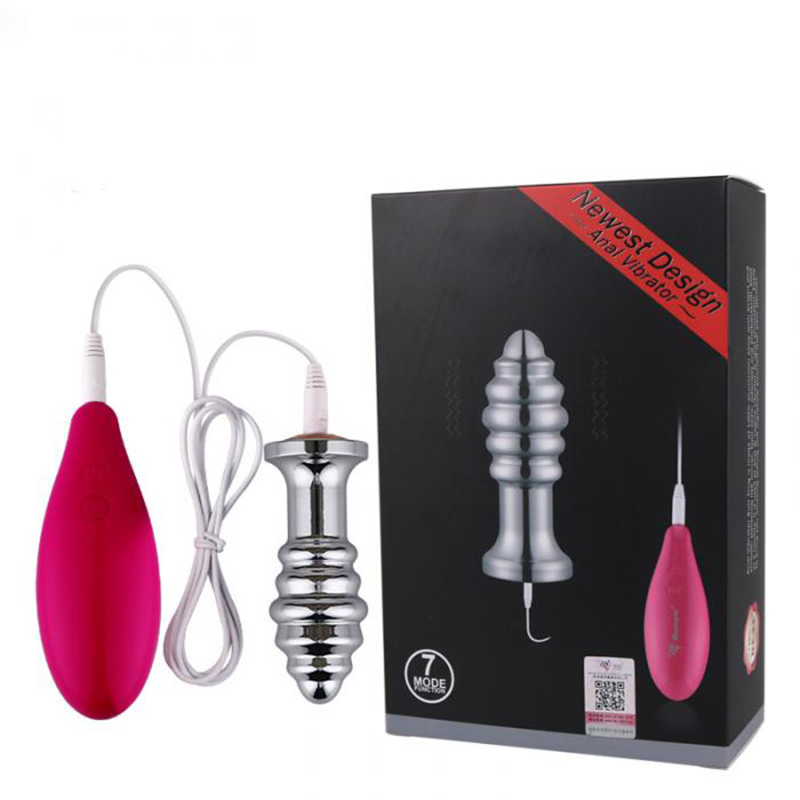 Remote Control 10 Vibrating Modes Metal Anal Vibrator