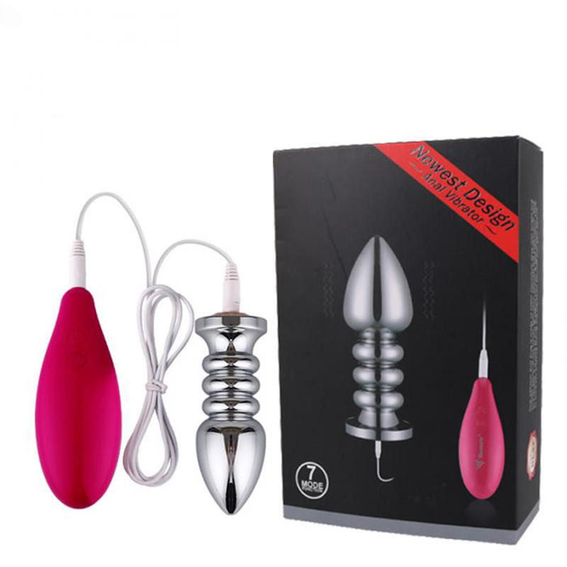 Remote Control 10 Modes Alloy Anal Vibrator