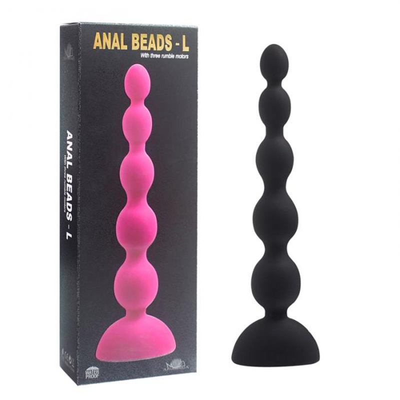 Triple Motors Vibrating Anal Beads