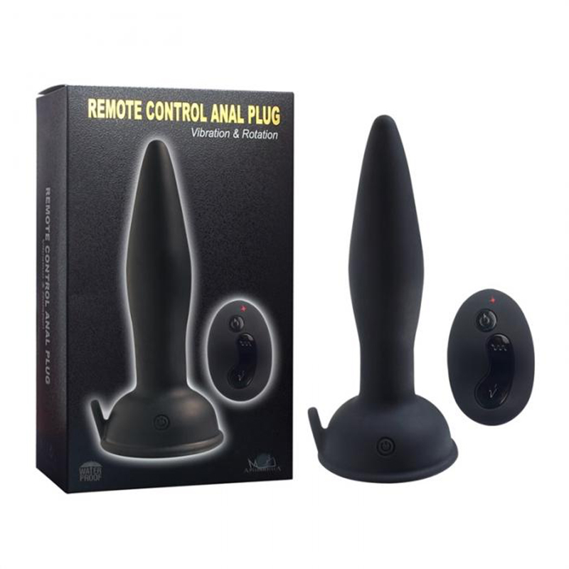 Vibrating and Rotating Anal Plug - Remote Control