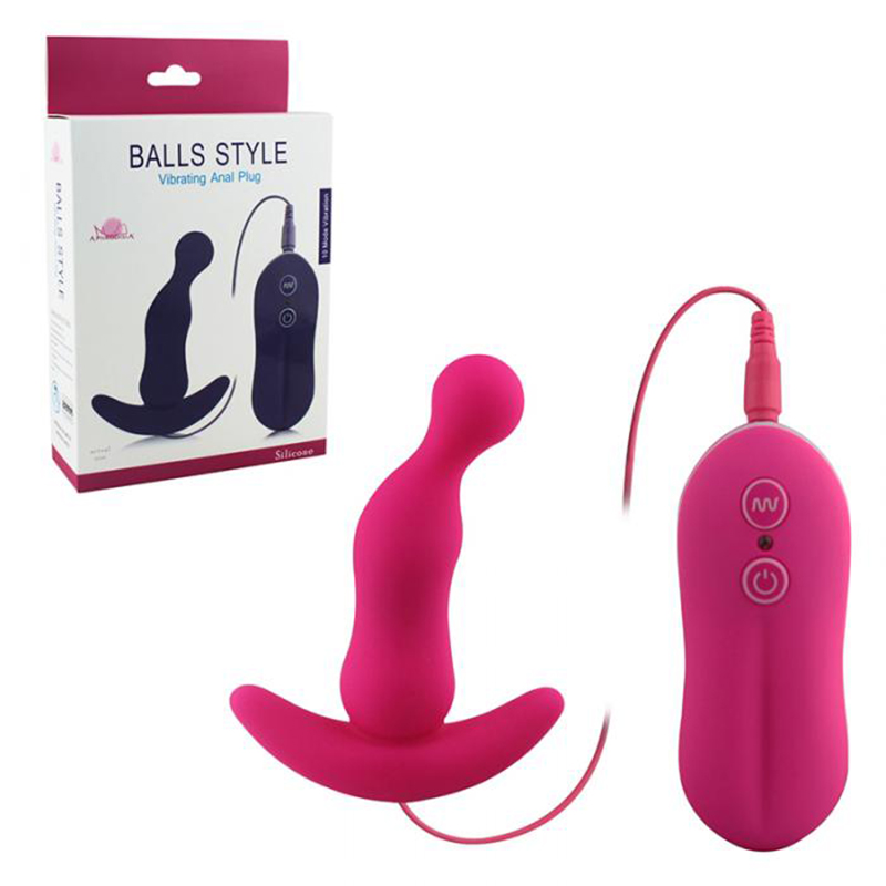 Two Balls 10 Mode Vibrating Anal Plug