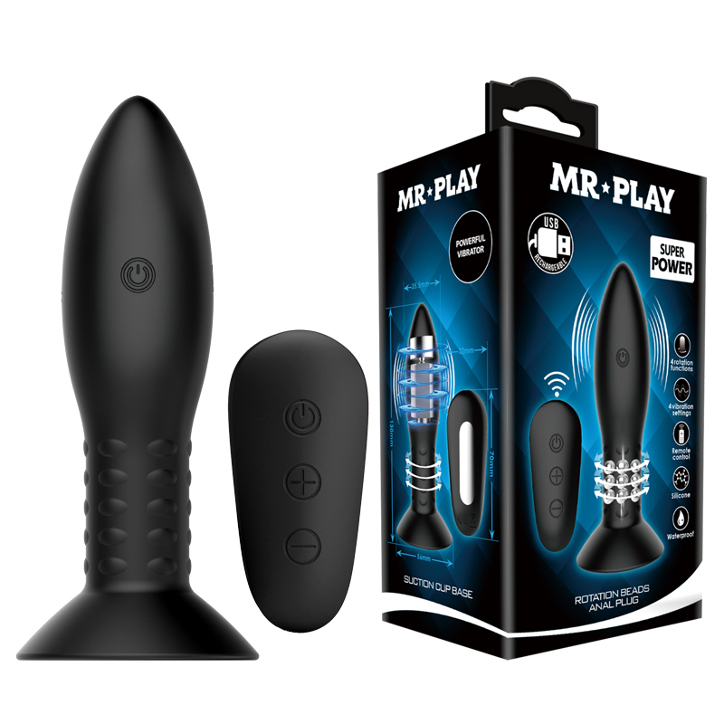 Remote Control Rotating Anal Vibrator