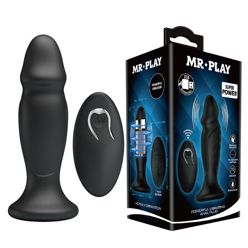 Remote Control Dildo Vibrating Anal Plug