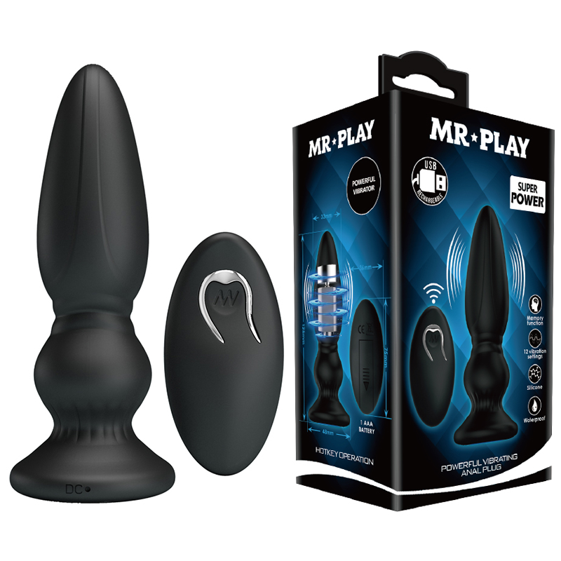 Dual Stimulation Vibrating Anal Plug