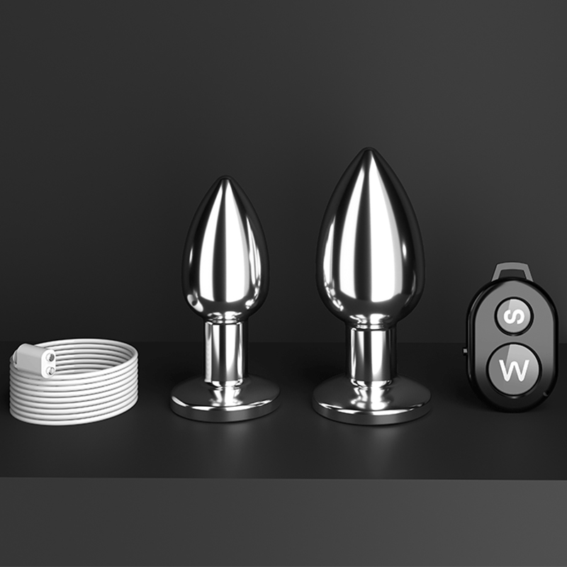 Vibrating Metal Anal Plug