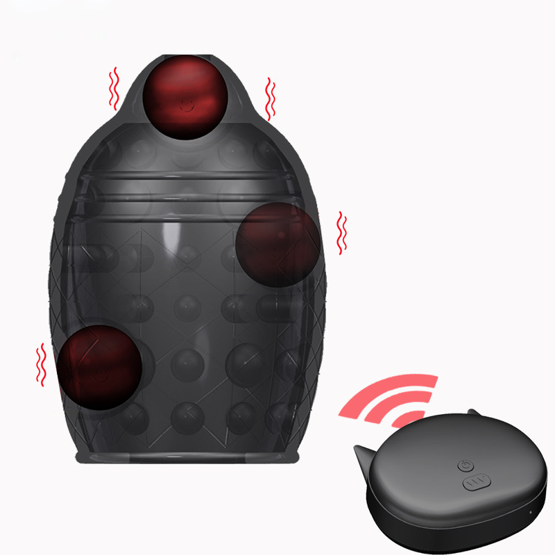 Three Vibrators Glans Egg Stroker III