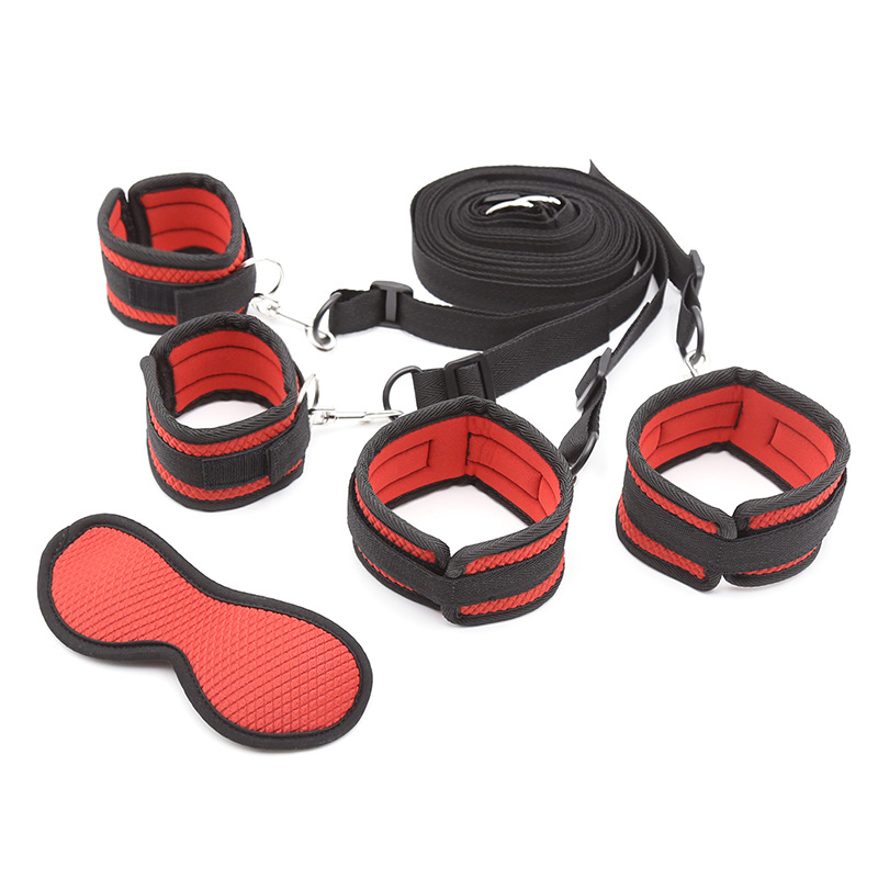 Nylon Bed Restraint with Blindfold Nylon Bed Restraint with Blindfold