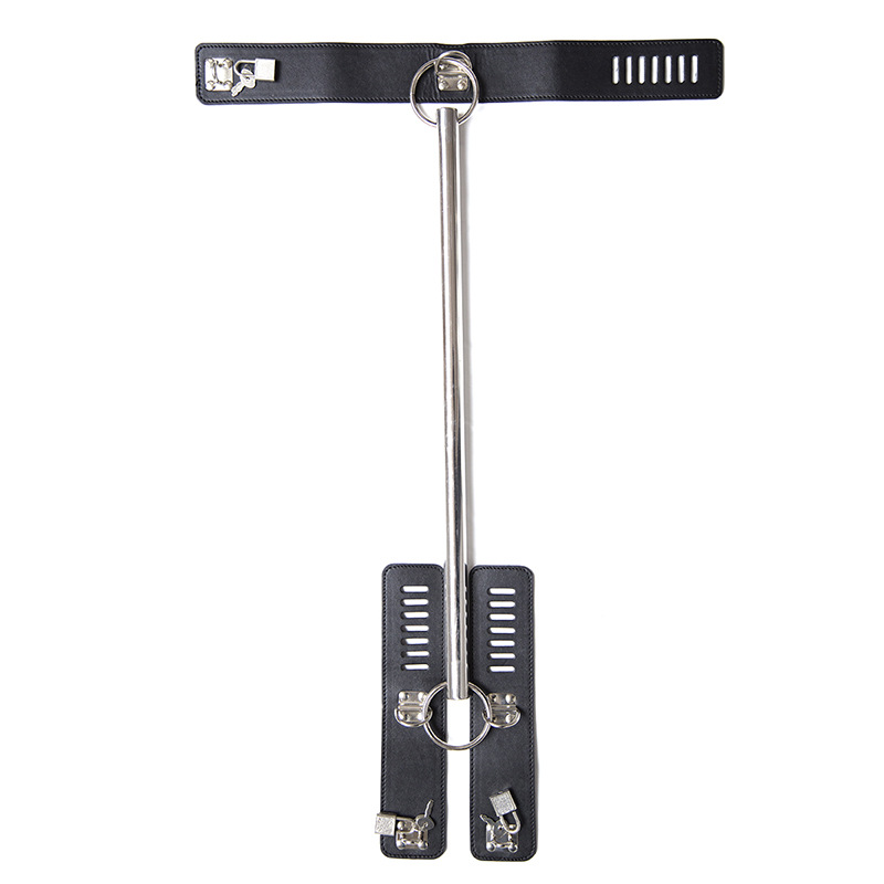 Metal Tube with Collar and Handcuffs Set