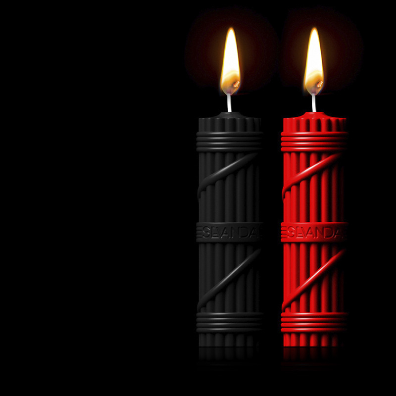 Pair of Sensual Wax Candles - Rome Fasces