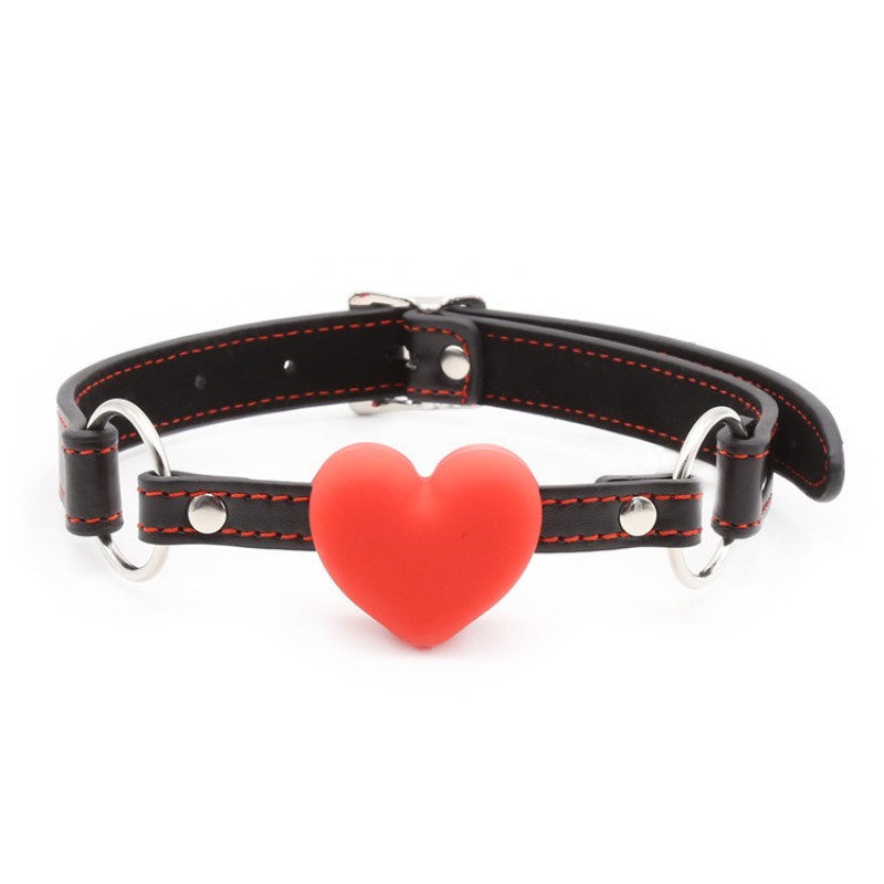 Red Heart Mouth Gag