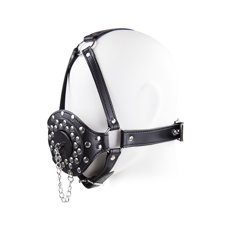 Spiked Head Harness Gag