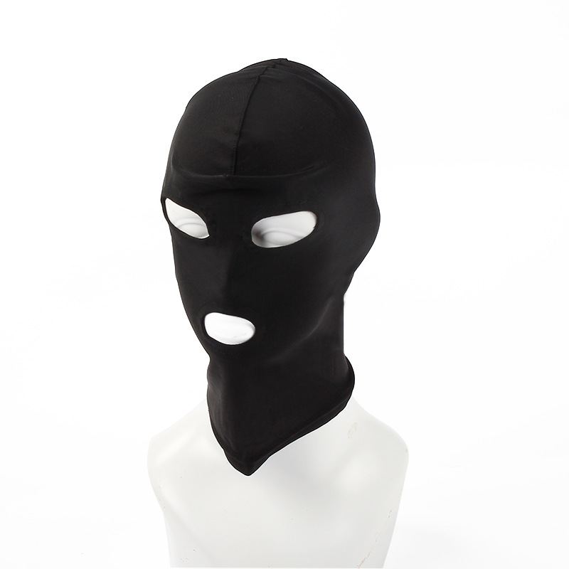 Black Lycra Fabric Hood I