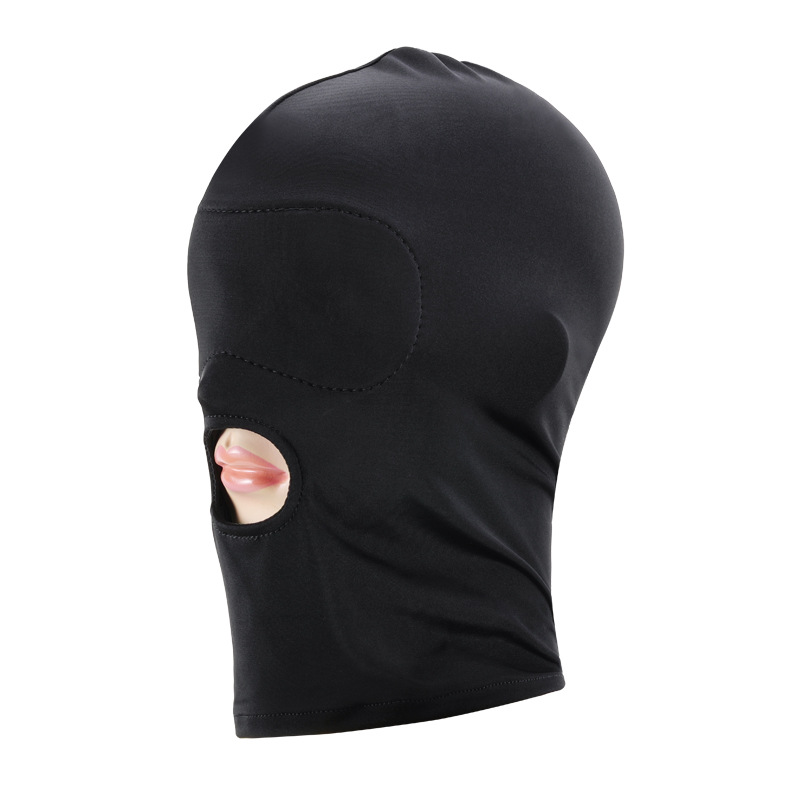 Black Lycra Fabric Hood II