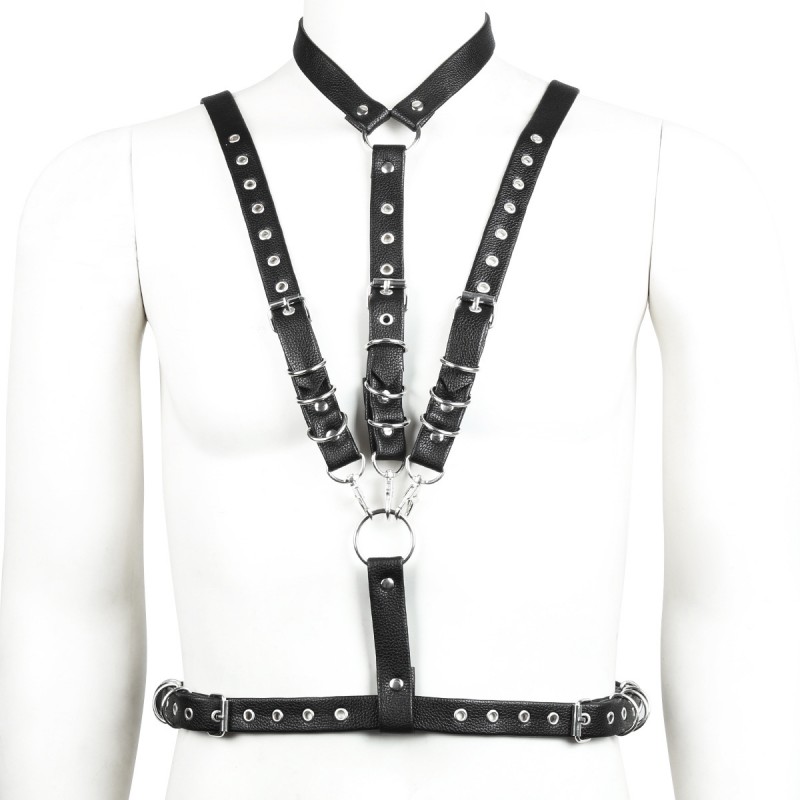 Male Collar Body Harness