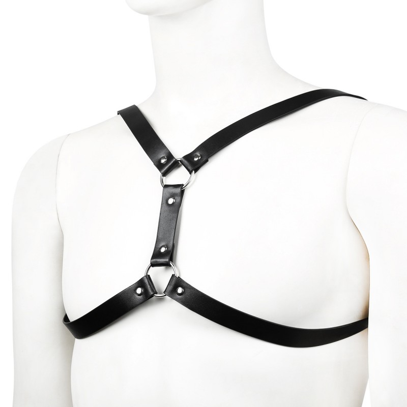 Unisex PU Chest Harness