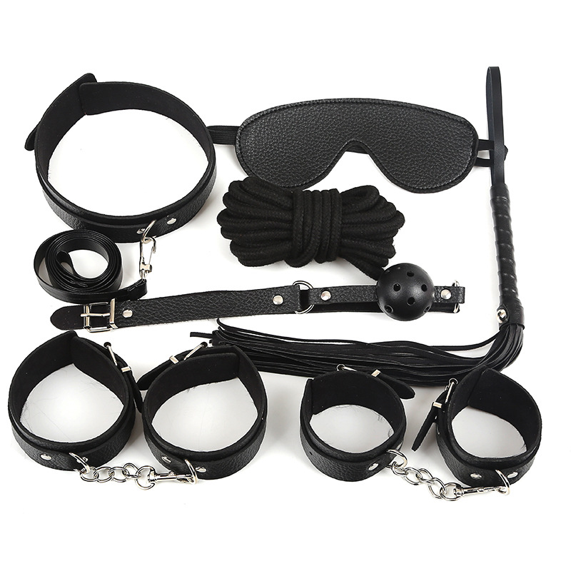 7pcs Leather Bondage Kit