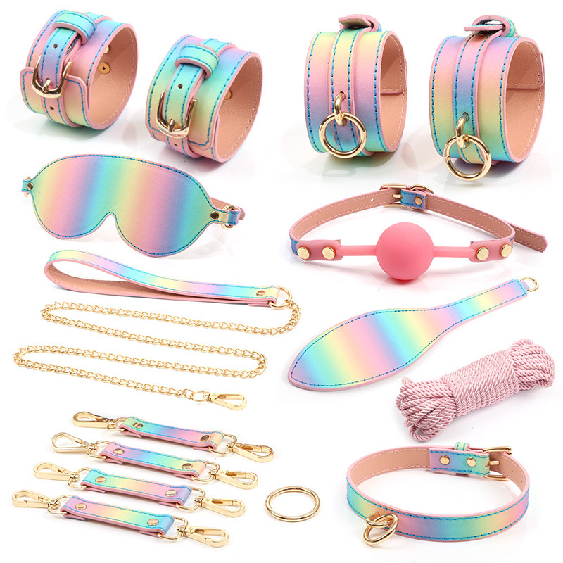 Rainbow 8pcs Bondage Kit