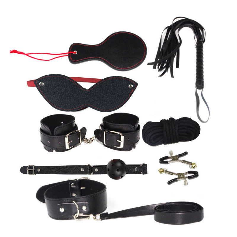 8pcs Leather Bondage Kit