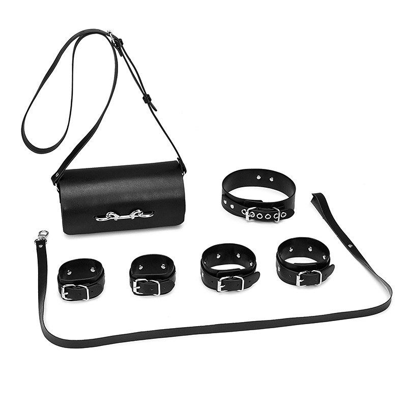 6pcs PU Leather Bondage Kit with Box