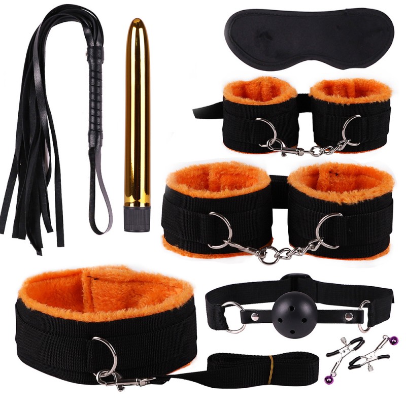 8pcs Fur Line Nylon Bondage Kit II
