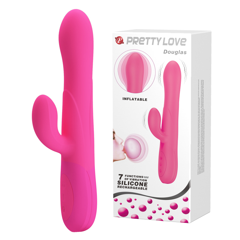 7 Modes Inflatable Rabbit Vibrator-Douglas