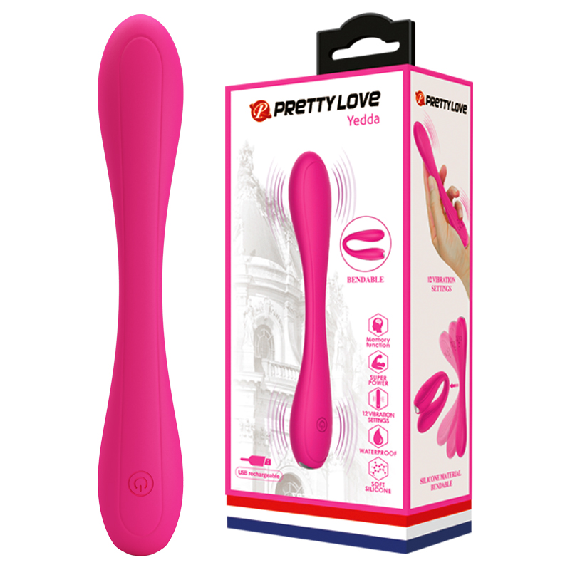 Bendable Dual Head Vibrator-Yedda