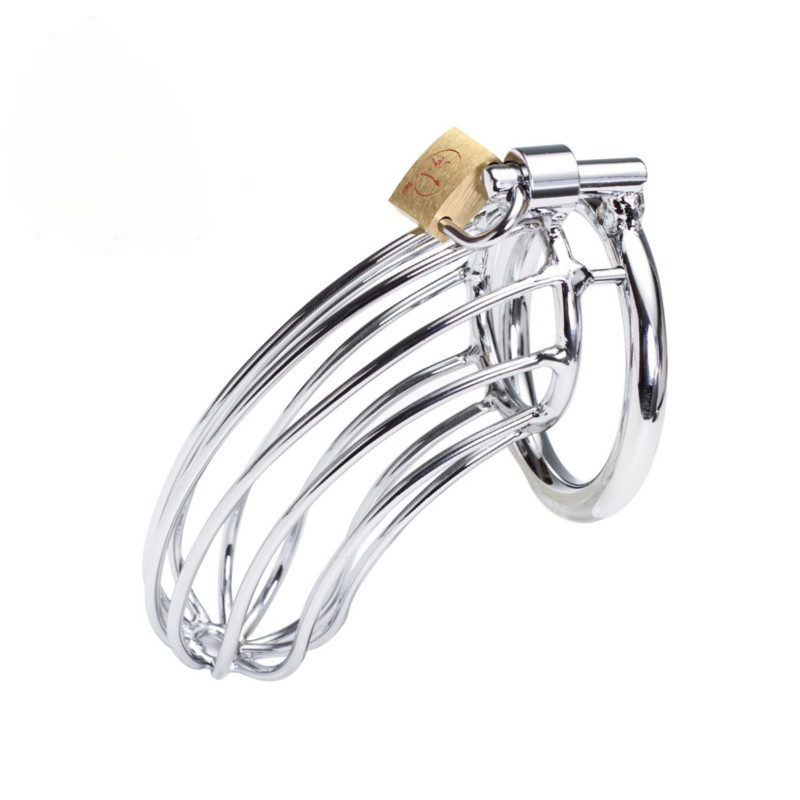 Chromed Male Chastity Device Penis Cage