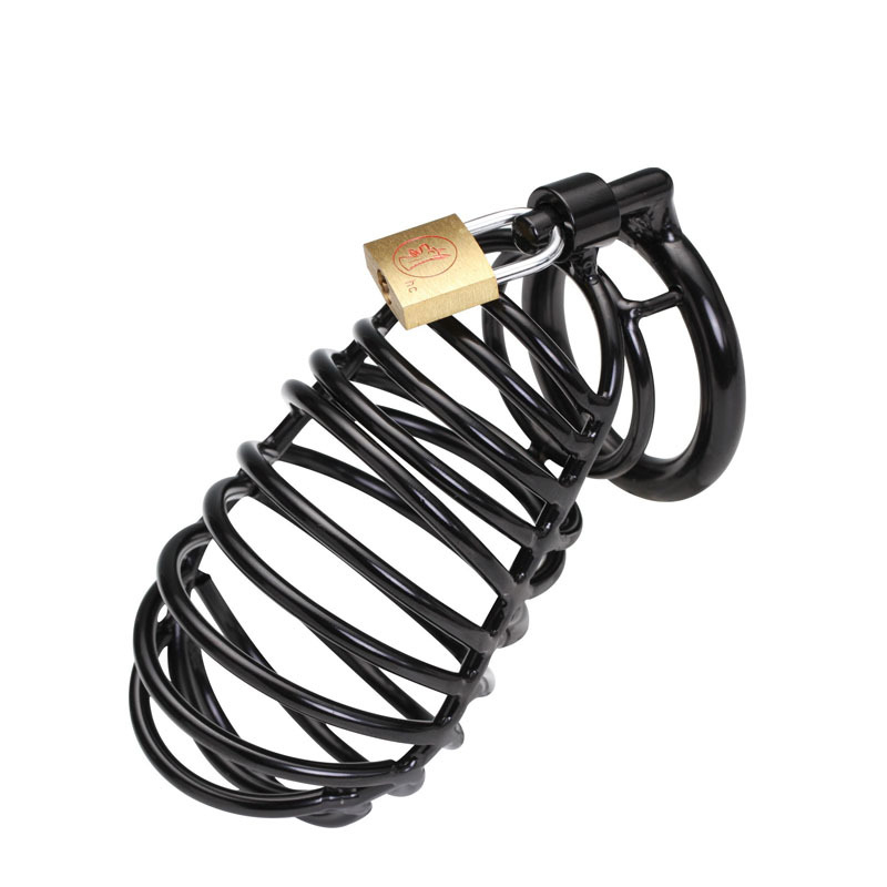 Black Penis Cage Male Chastity Device