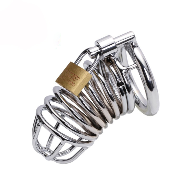 Metal Cock Cage Male Chastity Device
