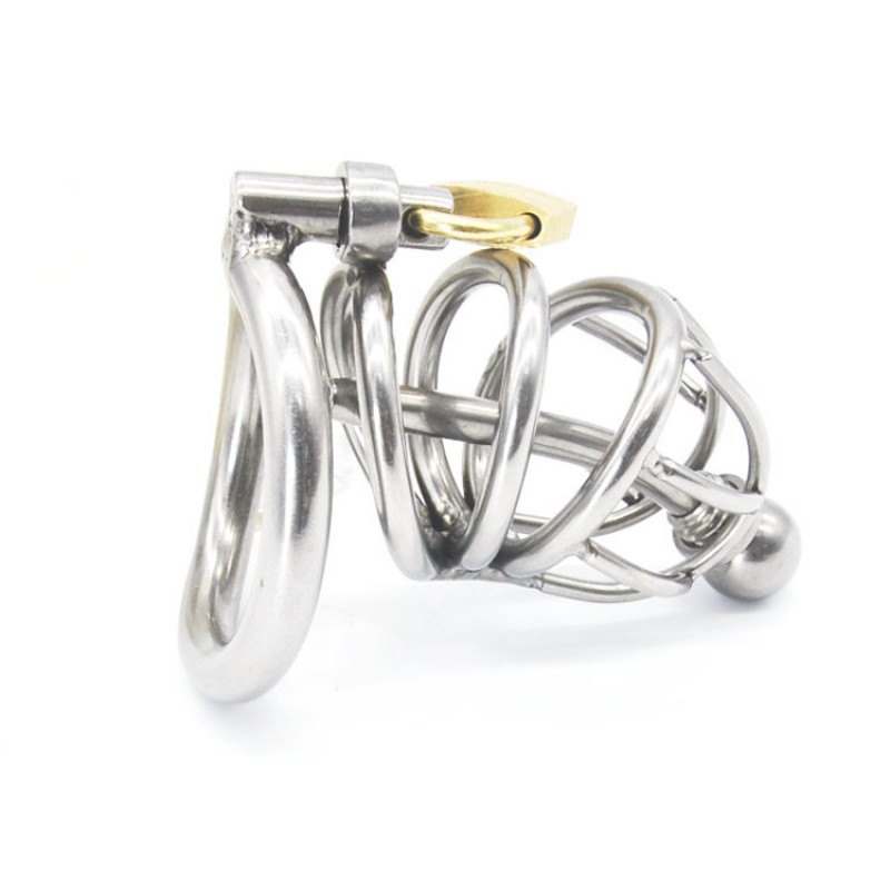 Arc Ring CB6000S Cock Cage with Penis Plug II